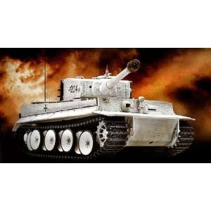  1/24 Snow Tiger I Mid Production Winter Tank RTR Toys 