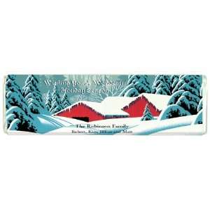  Chocolate Bar Snowy Scene