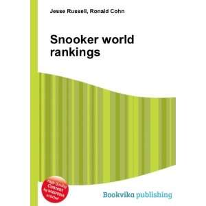  Snooker world rankings Ronald Cohn Jesse Russell Books