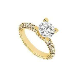 Fine Jewelry Vault 6305518 Diamond Engagement Ring  14K Yellow Gold  1 