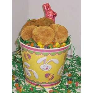   Special   Brownie Chunk and Snicker Doodle 1lb. Yellow Bunny Pail