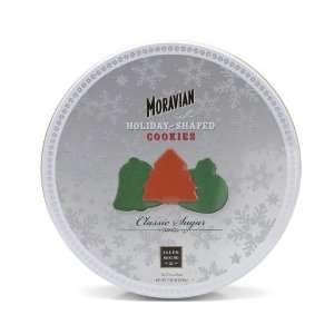   Company Moravian Holiday Shaped Sugar Cookies, Large, 8 Ounce Tin
