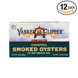 Yankee Clipper Smoked Oyster Cocktail, 3 Ounce (Pack of 12)  