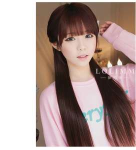   long straight hair extension clip on 150 for Sexy Lady 4 Colors chosen