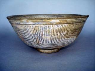   Punchong Mishima Celadon Pottery Bowl Joseon Chosen Dynasty  