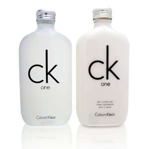  CK One by Calvin Klein 2 Piece Set Includes 6.7 oz Eau de 