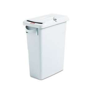 Rubbermaid® Slim Jim® Confidential Document Waste Receptacle with 
