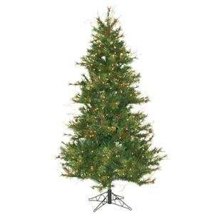   Prelit Mixed Country Pine Slim Tree with Clear Lights