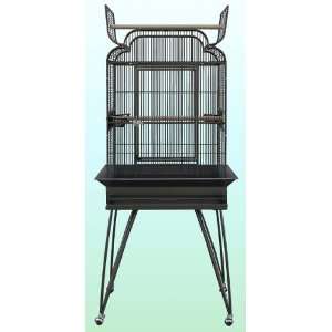  HQ Model 82217A Open Scroll Top Small Parrot Cage Pet 