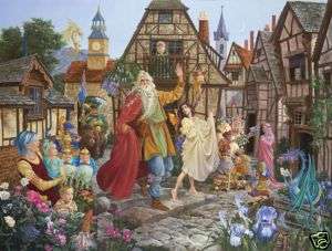 James CHRISTENSEN Return Of The Fablemaker Giclee Canvs  