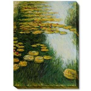   Yellow and Green) Canvas Art by Claude Monet Impressionism   35 X 31