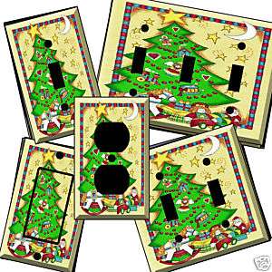 hol zd Christmas Tree Light Switch Cover wall plate  