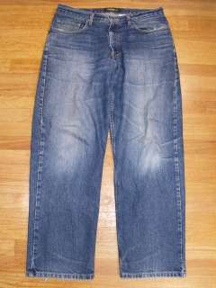 Mens Eddie Bauer Jeans Relaxed Fit Size 34x30 Rugged Look  