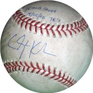 Clayton Kershaw Signed/Ins. 1st MLB Start 5 25 08 7 Ks Cardinals at 