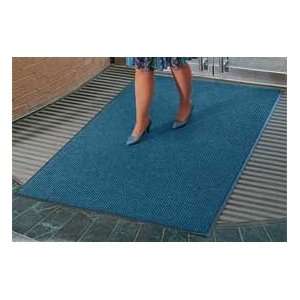 Deep Cleaning Ribbed 3 Foot Wide Cut Length Mat Blue 