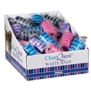  STRIPES DISPLAY   Clearquest Waste Pick up Bags Pet 