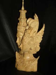12 Croc Wood Rama Sita Portrait Sculpture Love Statue  