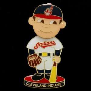  Cleveland Indians Bobblehead Baseball Player Pin Sports 