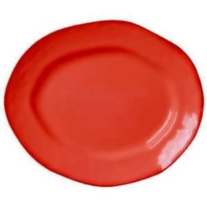  Skyros Designs Cantaria Large Oval Platter   Poppy Red 