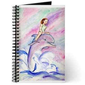  Girl Dolphin Fantasy Journal by 