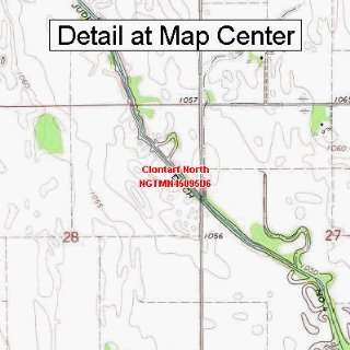  USGS Topographic Quadrangle Map   Clontarf North 