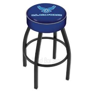 25 Air Force Counter Stool   Swivel With Black Ring  