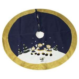   St. Louis Rams NFL Snowman Holiday Tree Skirt (48) 