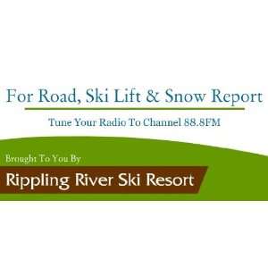  3x6 Vinyl Banner   For Road Ski Lift And Snow Report Tune 