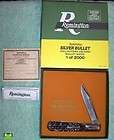Mint 2000 Remington Navigator Bullet Lockback SILVER Bullet Knife
