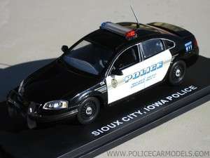 First Response 1/43 Sioux City Iowa Police Chevy Impala PREMIER ISSUE 