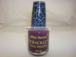 Mia Secret PURPLE Crackle Nail Polish CK12 0.5oz  