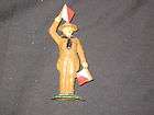 inch tall Lead Boy Scout Signaling Figure, vintage J11#5
