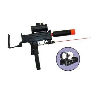  Airsoft Silencer Rifle with Electronic and Laser Sight 