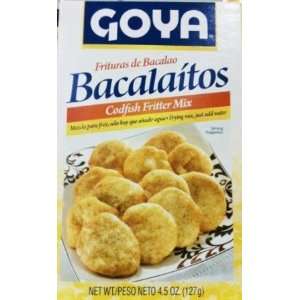 Goya Bacalaitos   Codfish Fritter Mix 4.5 Ounces  Grocery 