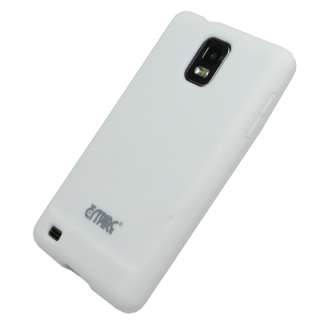 for Samsung Infuse 4G White Case Skin+SP+Car Charger 886571122019 