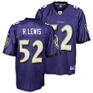  Ray Lewis Ravens Purple NFL Replica Jersey Sports 