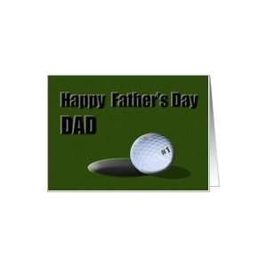  FATHERS DAY   DAD   ACE   GOLF Card Health & Personal 