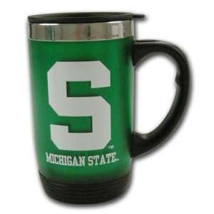    Michigan State Spartans Mug Travel Satin Block S