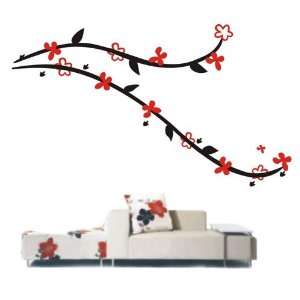   Easy instant decoration wall sticker decor  12 flowers
