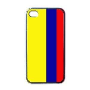 Colombia Flag Black Iphone 4   Iphone 4s Case