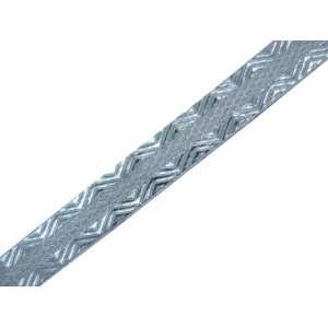  4.5 Y Metallic Silver Jacquard Ribbon Trim Sewing Lace 