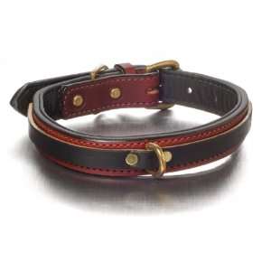  Tucker Overlay Dog Collar Size 20 24, Color Black with 