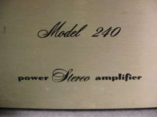 Vintage Marantz 240 power amplifier  