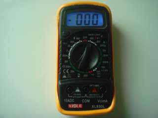 Digital LCD XL 830 Multimeter Voltmeter Ammeter ohm NB  