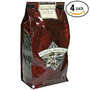   Gourmet Coffee, Royal House Blend, Ground, 12 Ounce Bags (Pack of 4