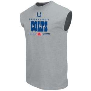  Indianapolis Colts Critical Victory 4 Grey Sleeveless T 