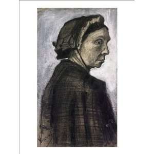  Siens Mother Wearing a Dark Cap by Vincent Van Gogh . Art 