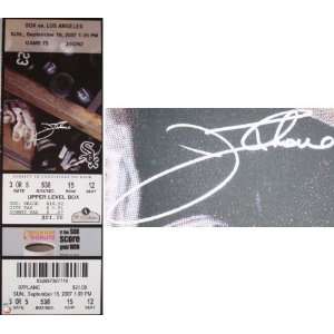  Jim Thome Signed 500th HR Game 9 16 07 Mega Ticket Sports 
