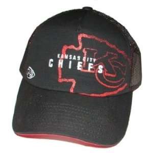  Kansas City Chiefs Reebok Hat Cap Side Mesh Adjustable 