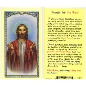  Prayer for the Sick Holy Card (800 008)   10 pack 